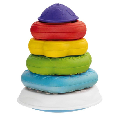 Пирамидка 2 в 1 Ring Tower Chicco 9372